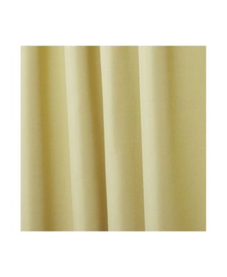Curtains Indoor - Outdoor Solid Cabana Tab Top Curtain Panel Pair, 54" x 108"