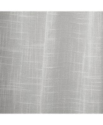 Curtains Jacinta Flippable Side Ruffle Sheer Rod Pocket Curtain Panel Pair, 54" x 96", Set of 2