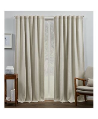 Curtains Marabel Lined Blackout Hidden Tab Top Curtain Panel Pair, 54" x 96", Set of 2