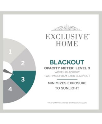 Curtains Marabel Lined Blackout Hidden Tab Top Curtain Panel Pair, 54" x 96", Set of 2