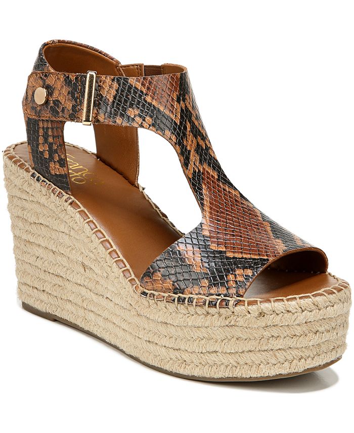 Franco sarto treasure espadrille wedge sandal online