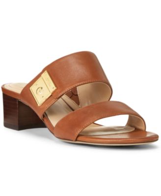ralph lauren tan sandals