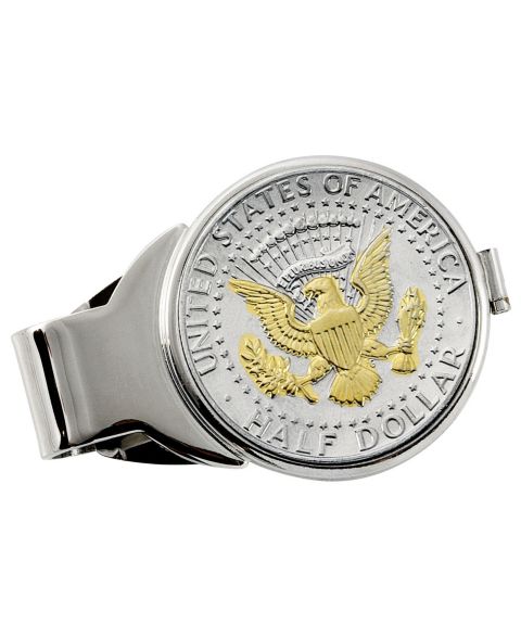 Мужской зажим для денег American Coin Treasures Presidential Seal с монетой в полдоллара
