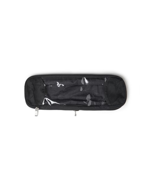Сумка Baggallini Zipper Long Compression Cube, цвет: Чёрный