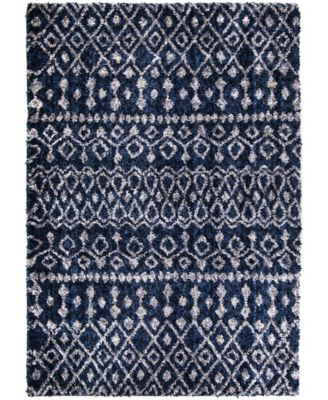 CLOSEOUT! Orian Cotton Tail Nardik Navy 5'3" x 7'6" Area Rug