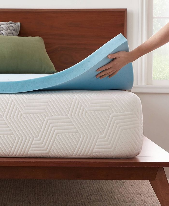 Lucid 2" Fast Response Gel Memory Foam Mattress Topper, Full Macy's