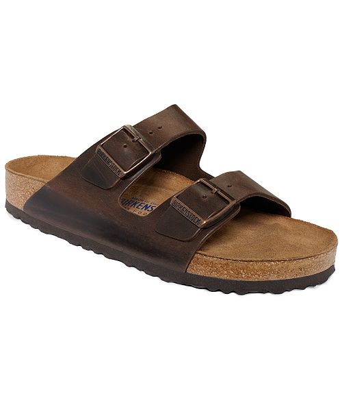 Birkenstock Men S Arizona Leather Sandals Reviews All Men S Shoes Men Macy S