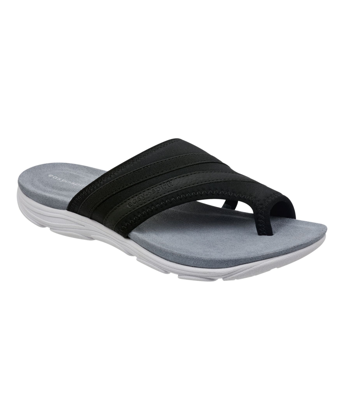 UPC 192733437045 product image for Easy Spirit Women's Lola Square Toe Casual Toe Ring Flat Sandals Women's Shoes | upcitemdb.com