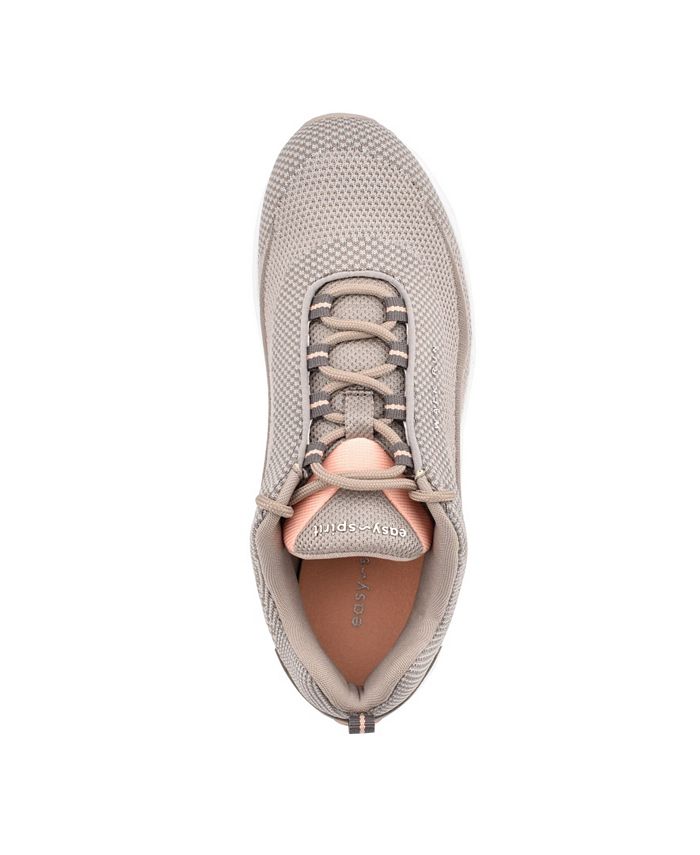 Easy Spirit Women's Romy Round Toe Casual Lace Up Knit Walking Shoes