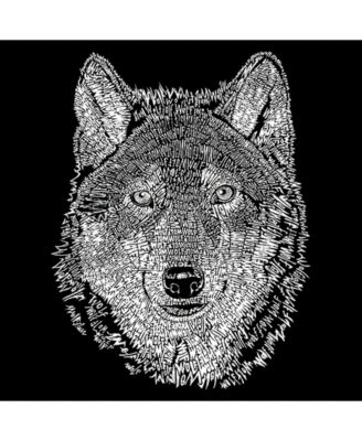 Men's Premium Word Art T-shirt - Wolf