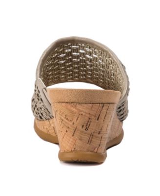 Women's Flossey Slide Wedge Sandals