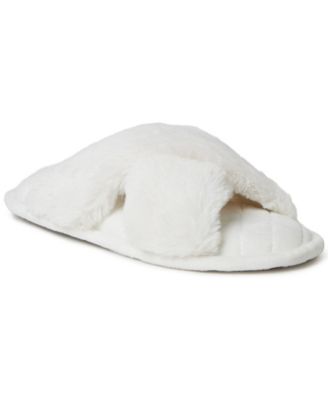 Women's Jessica Furry Crossband Slide Slipper