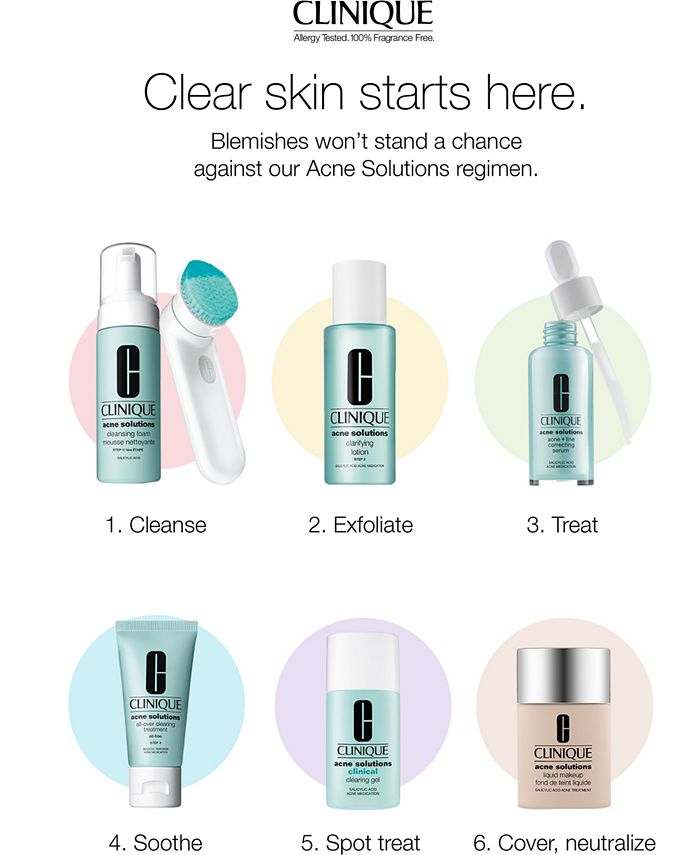 Clinique Acne Solutions Acne + Line Correcting Serum, 1 oz. - Macy's