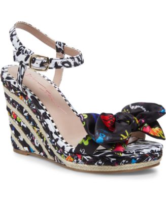 Betsey Johnson Carie Wedge Sandals - Macy 