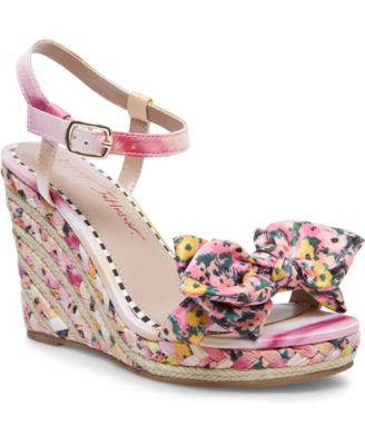 blue by betsey johnson taryn wedge