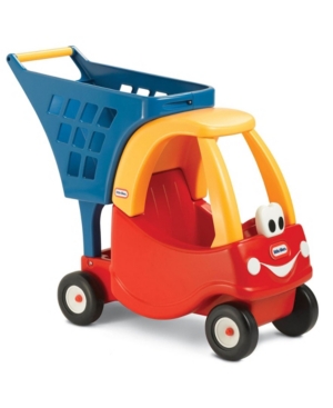 Condition photo showing New/Like New for Little Tikes Cozy Coupe Kids Pretend Play Fun Grocery Store Shopping Cart  Red