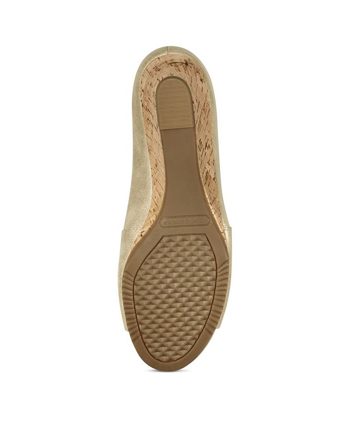 aerosoles application peep toe wedges