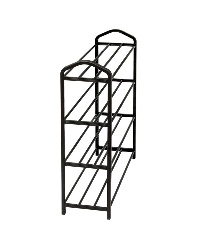 Honey Can Do 4Shelf Black Wire Shoe Rack Macy's