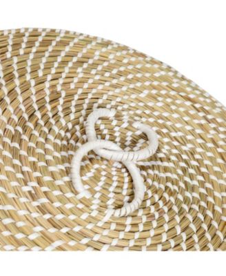 Set of 3 Nesting Seagrass Snake Charmer's Baskets