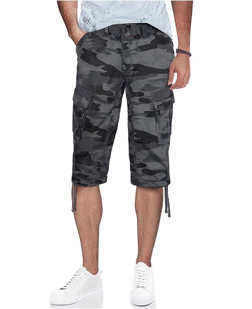 XRay Men's Belted Capri Cargo Shorts & Reviews Shorts Men Macy's