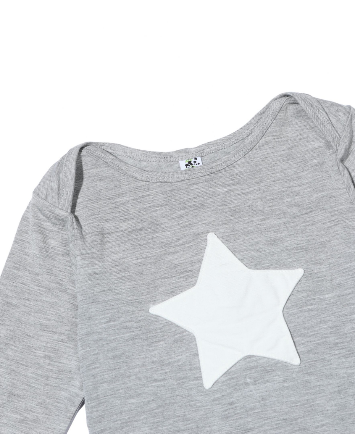 Earth Baby Outfitters Baby Boys Rayon from Bamboo Embroidery Star Long Sleeve Bodysuit