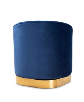 Fiore Glam and Luxe Upholstered Swivel Accent Chair