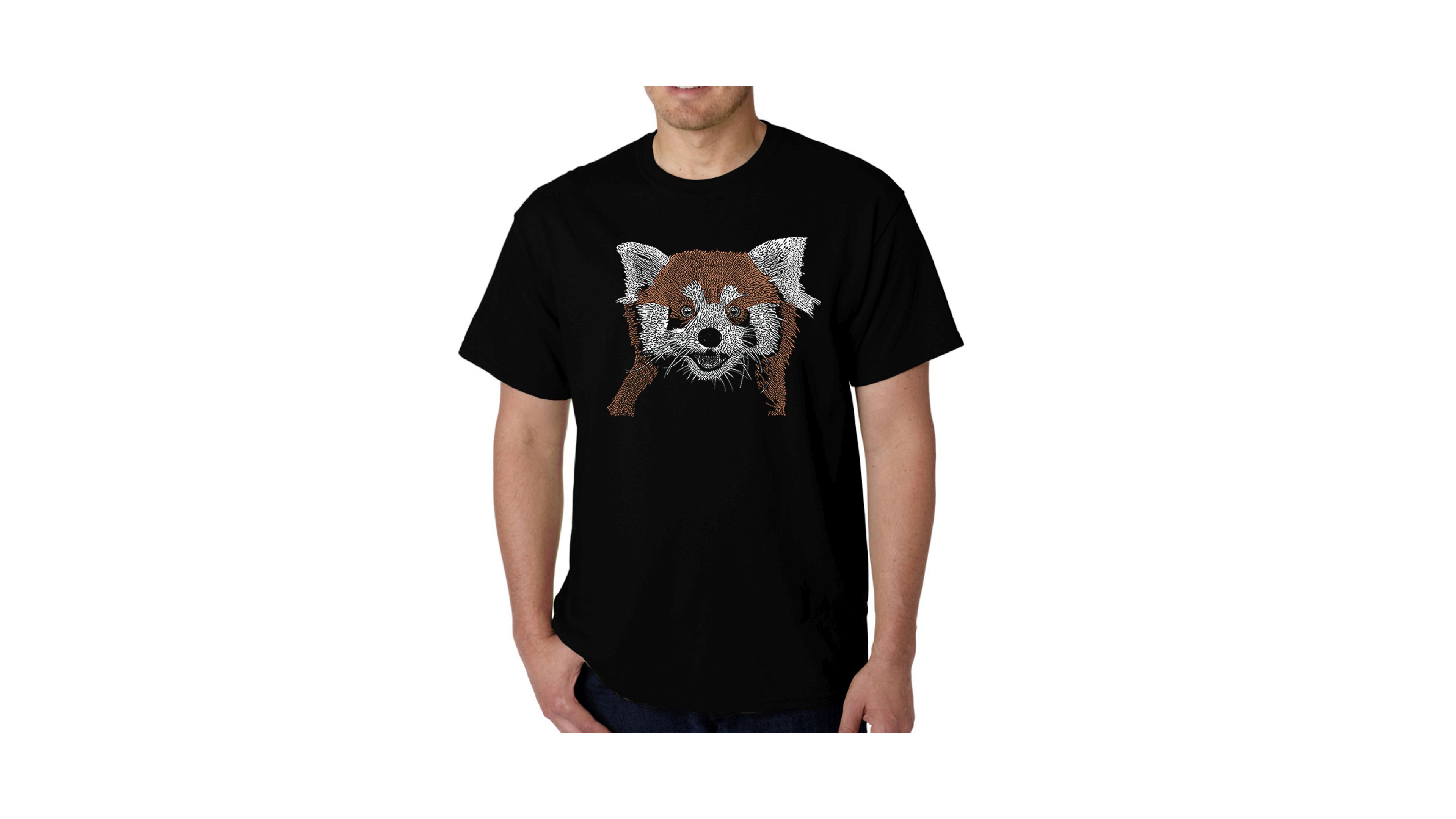 La Pop Art Men's Word - Panda T-Shirt