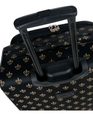Fleur De Lis 5 Piece Spinner Luggage Set