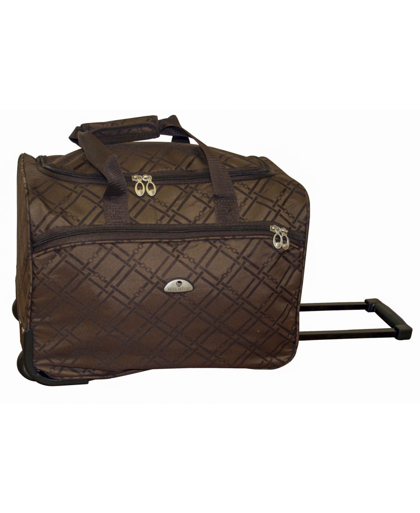 Чемоданы American Flyer Pemberly Buckles 5 Piece Luggage Set, цвет: Тёмный коричневый — фото 4