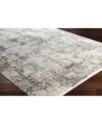 Solar SOR-2308 Charcoal 3' x 5' Area Rug