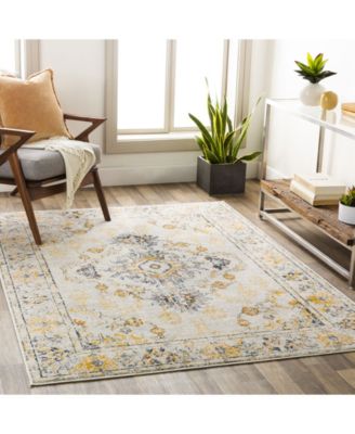 Floransa FSA-2311 Yellow Area Rug