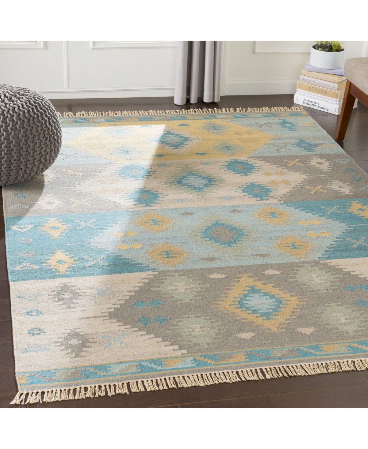Surya Adia Dia-2003Area Rug - Aqua