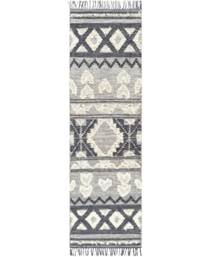 Surya Closeout!  Cheyenne Chy-2307 Navy 2'6" X 8' Runner Area Rug In Navy
