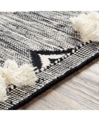 CLOSEOUT! Apache APA-2302 Black 2' x 3' Area Rug