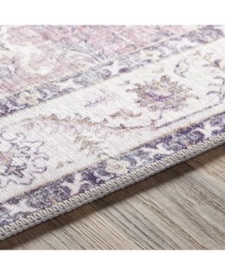 Iris IRS-2305 Burgundy 2'6" x 7'6" Runner Area Rug