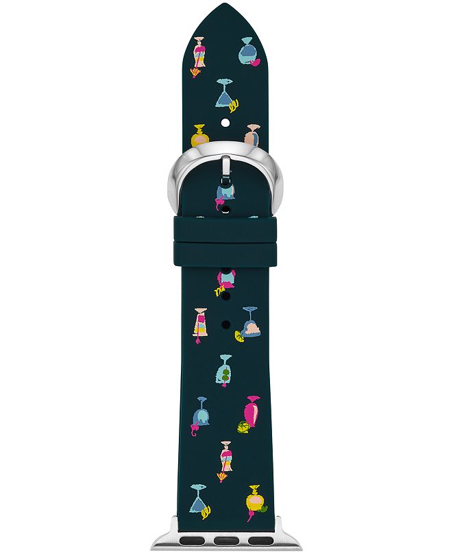 kate spade new york Navy CocktailPrint Silicone 38/40mm bands for