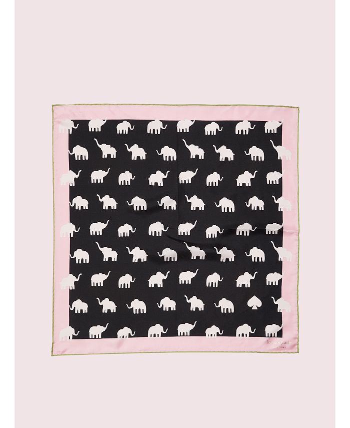 kate spade new york Elephant Silk Bandana Macy's