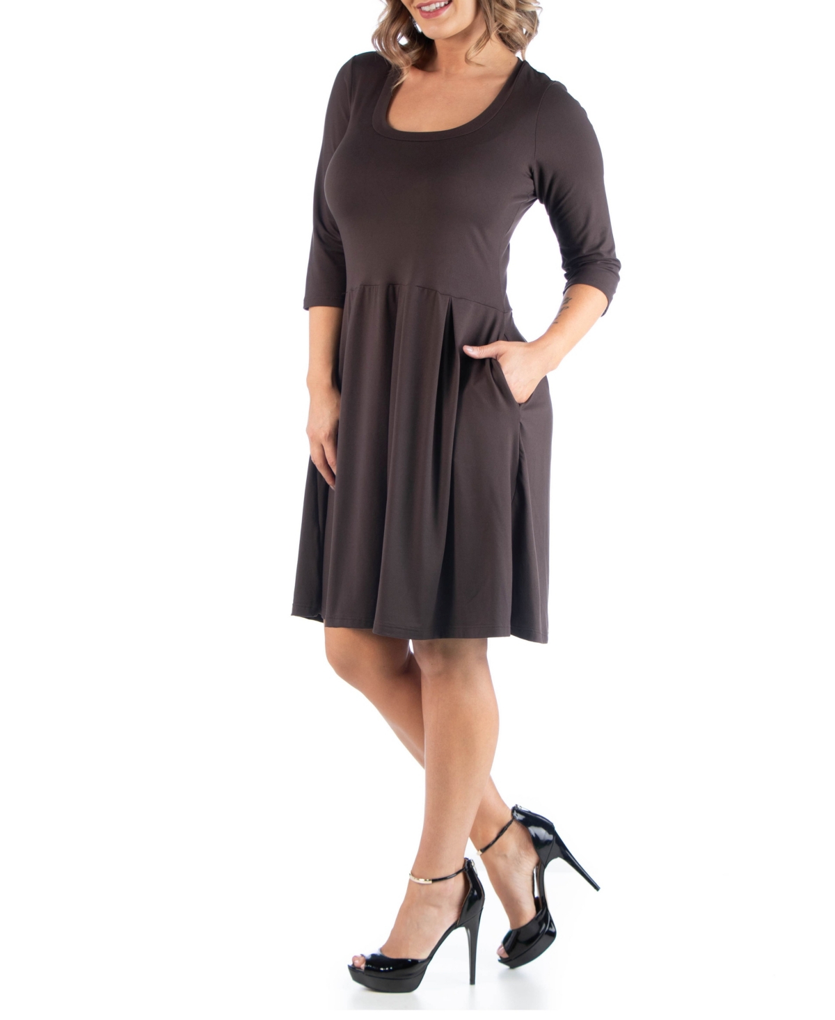 Women's Plus Size Fit and Flare Dress
