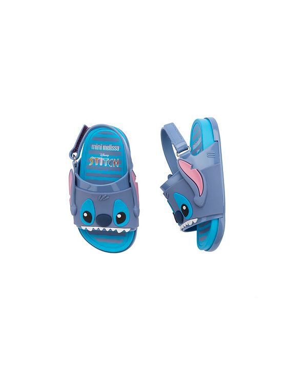 Mini Melissa Little Girls Beach Slide Stitch Sandal ...
