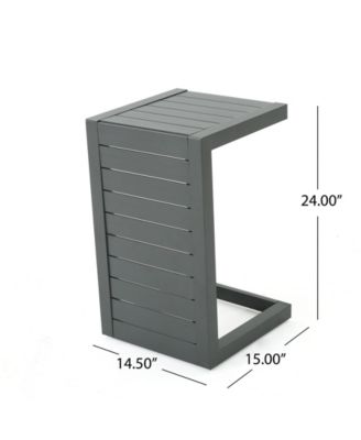 Cape Coral Outdoor C-shaped Side Table