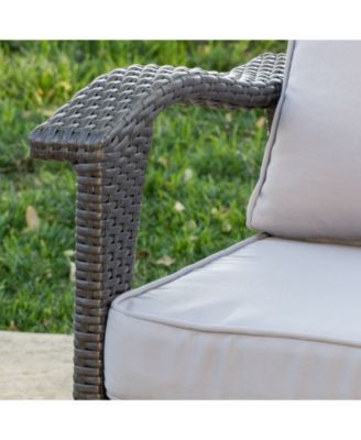 Bradley Outdoor Armchair with Cushions, Set of 2