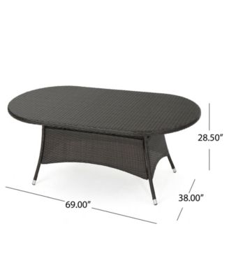Sambrera Outdoor Oval Dining Table