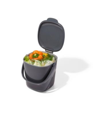 Easy Clean 0.75 Gallon Compost Bin, Charcoal