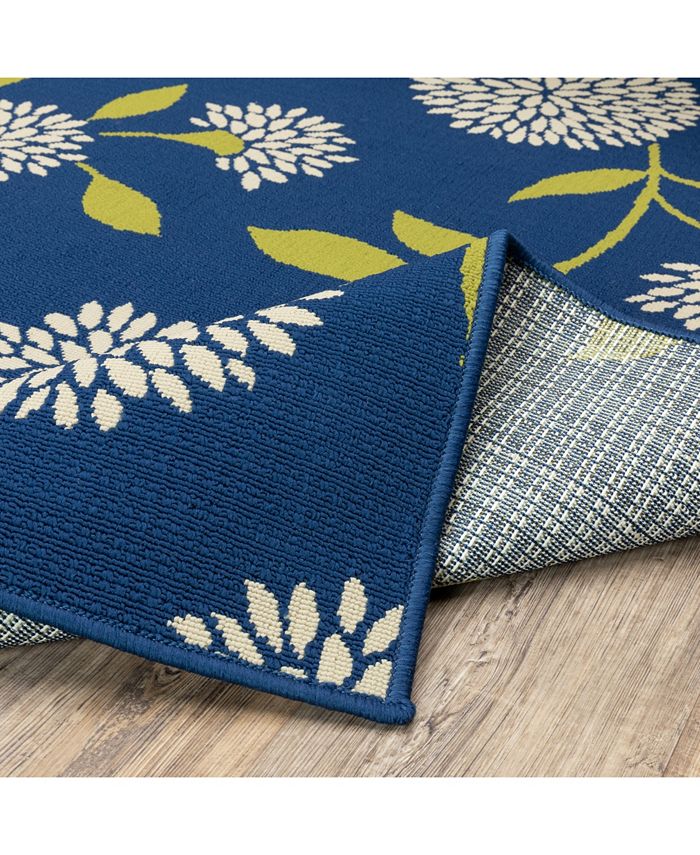 JHB Design Bella BEL09 Blue 5'3" x 7'6" Area Rug & Reviews Rugs Macy's