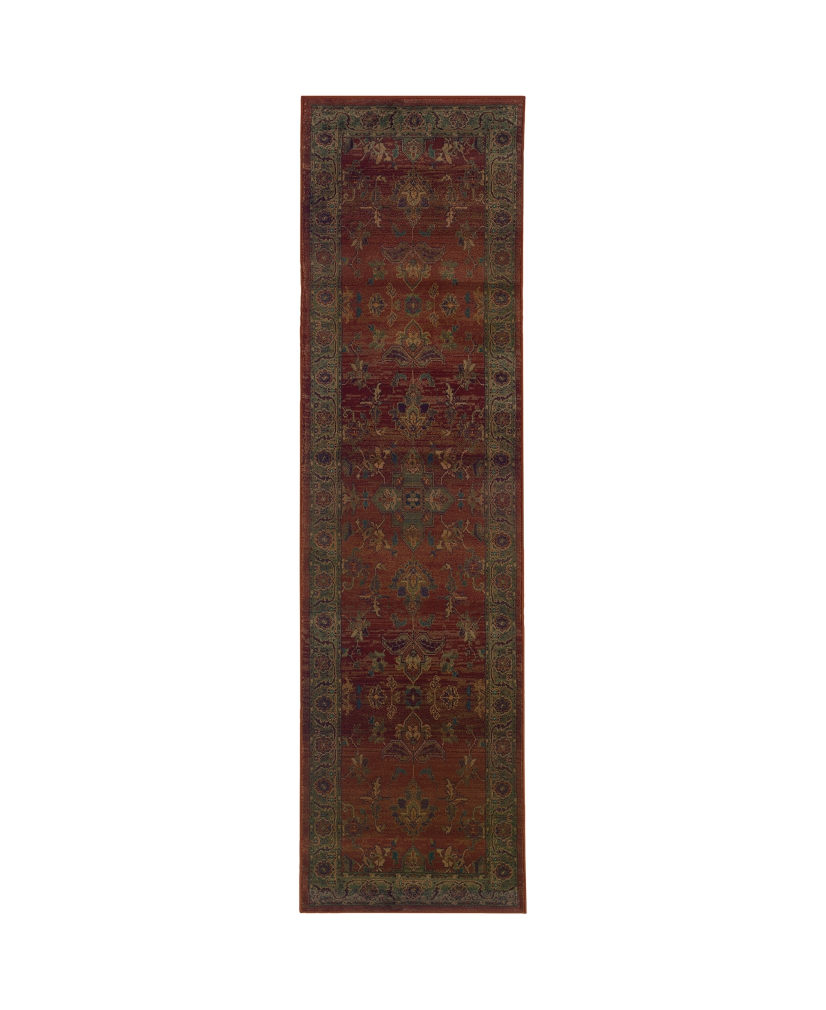 Jhb Design Kismet KIS08 2'6in x 9'1in Runner Rug - Red