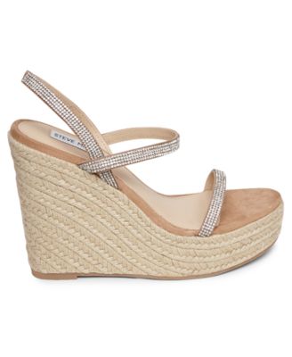 steve madden rhinestone wedges