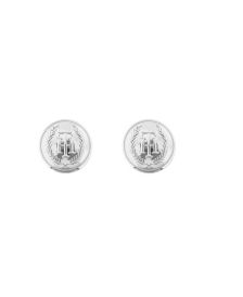 Women's Silver-Tone Stainless Steel Studs