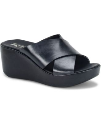 korks madera platform wedge sandal