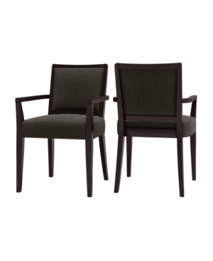 Handy Living Brandy Upholstered Arm Dining Chair Set of 2
