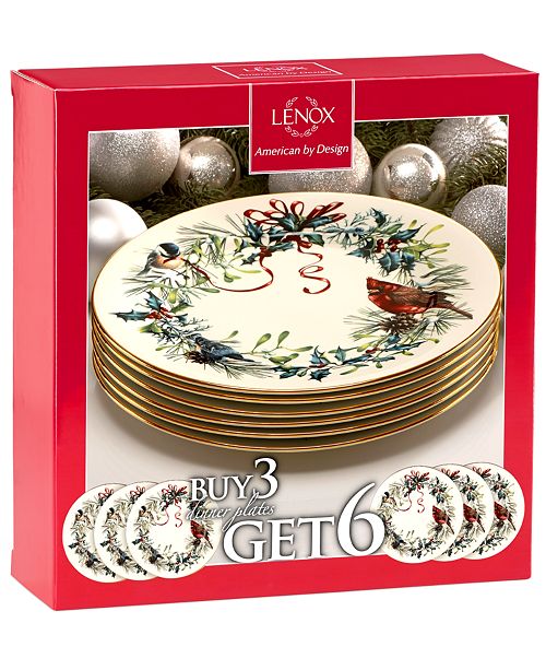 Lenox Winter Greetings Dinner Plates Set Of 6 Reviews Fine